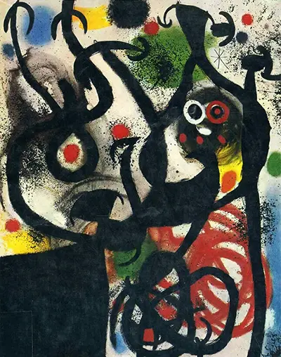 Woman and Birds in the Night Joan Miro